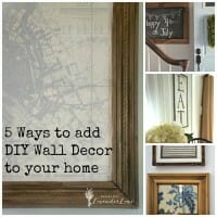 5 Ways to add DIY Wall Decor to Your Home