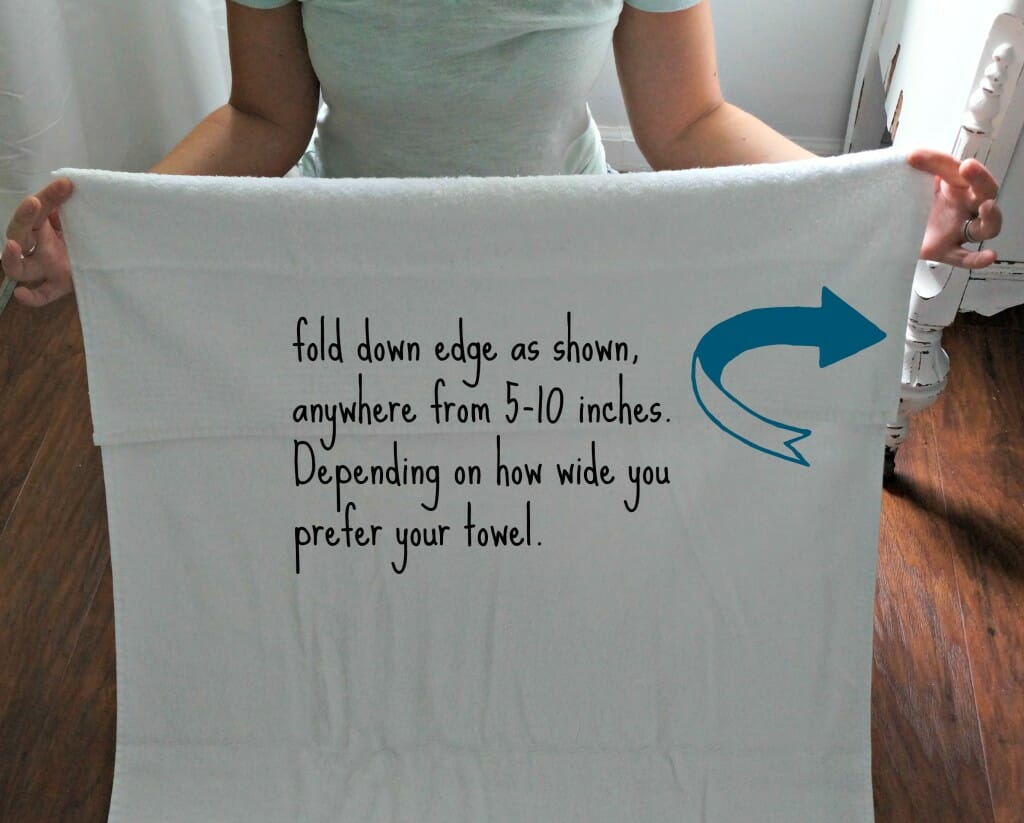 Towel Fold Step 2