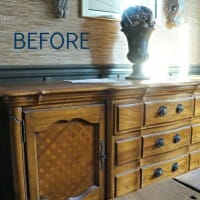 Buffet Makeover How To Make Existing Furniture Work in Your Home
