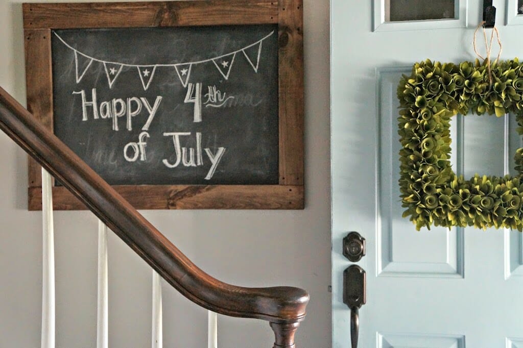 A DIY Chalkboard Wall