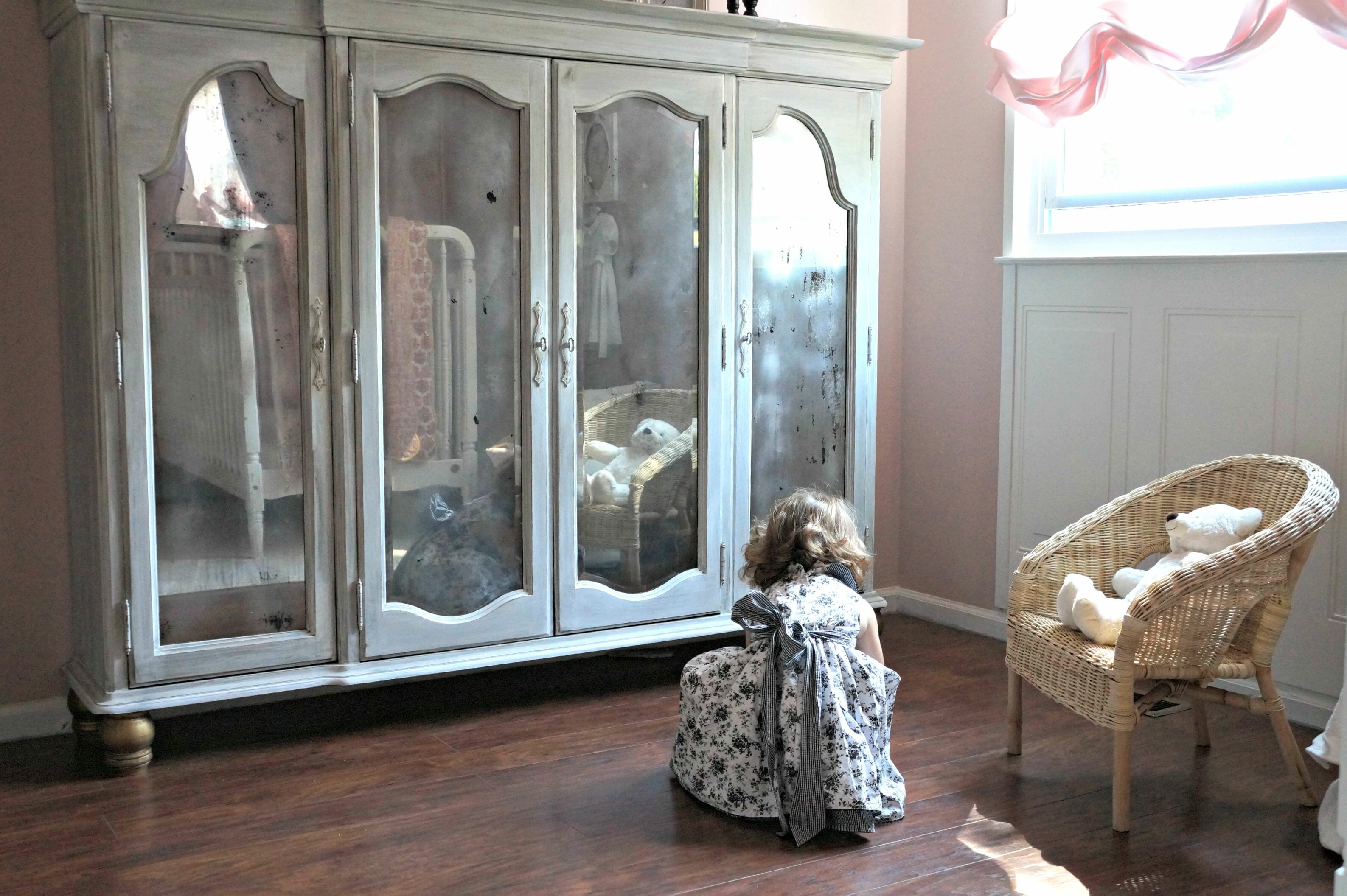 Chalk Painted Buffet Makeover (RH Inspired)
