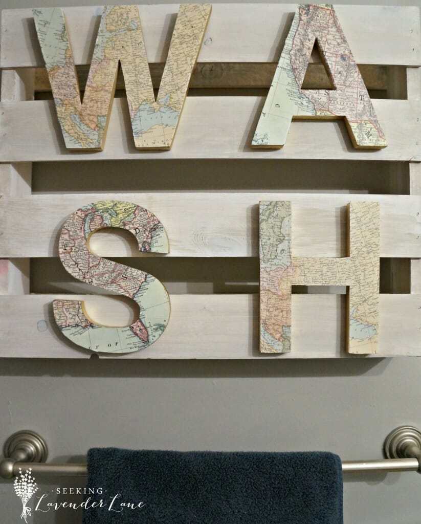 DIY WASH Bathroom Sign