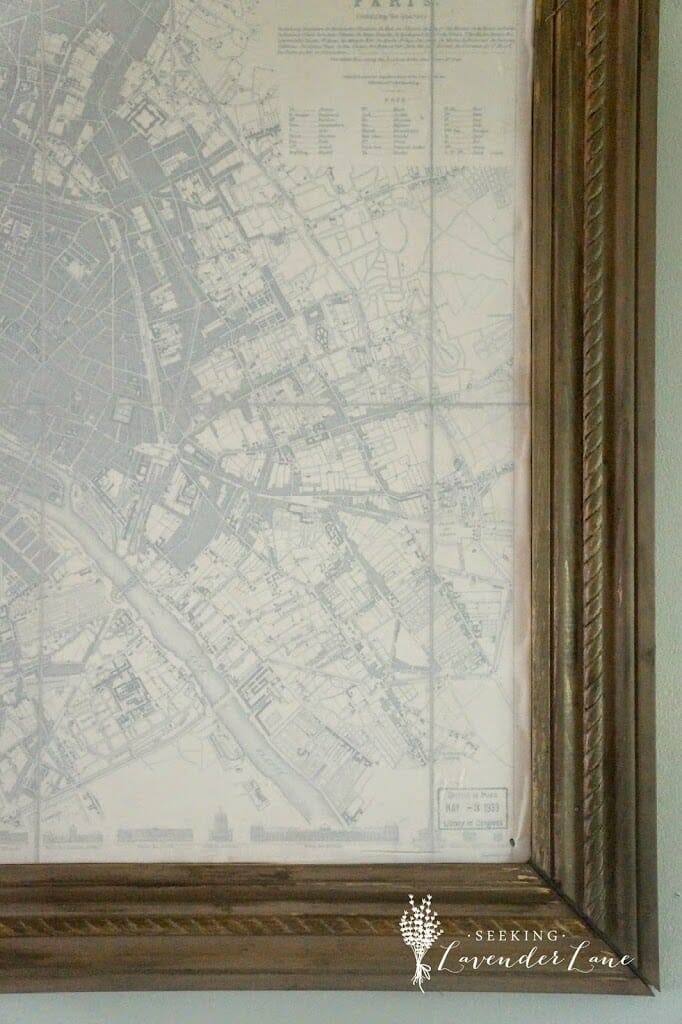 Paris Map Decor