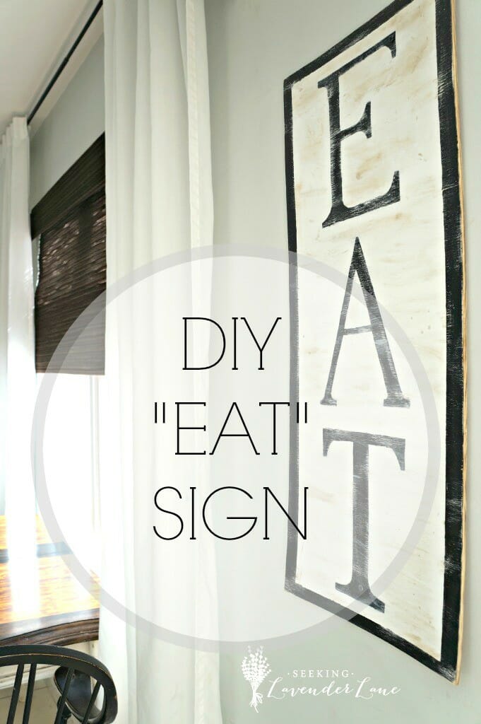 DIY EAT Sign