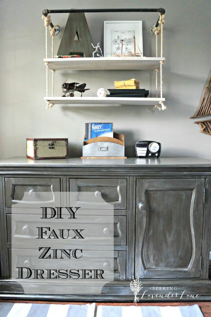 DIY Faux Zinc Dresser Lab