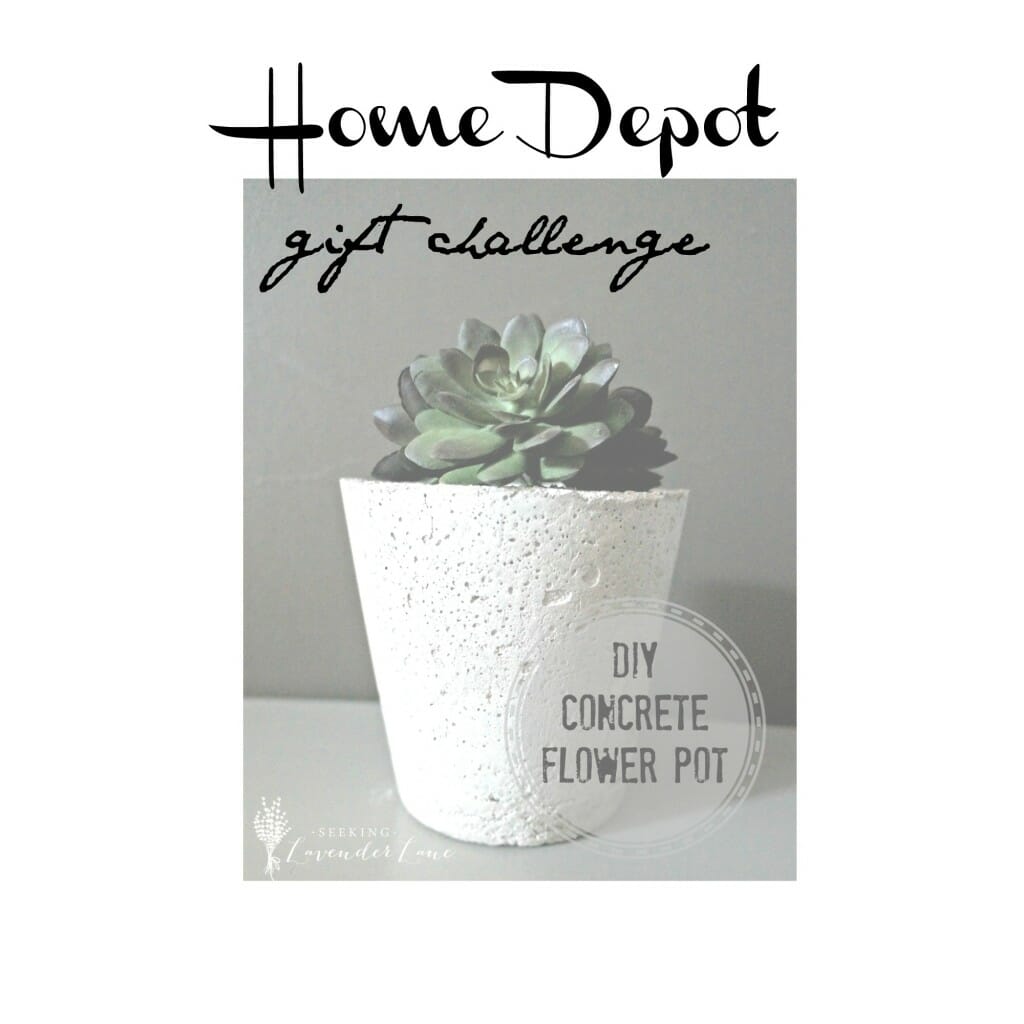 Home Depot Gift Challenge Concrete