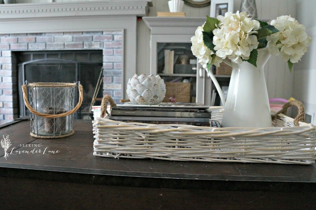 Summer Rustic Vignette Coffee Table