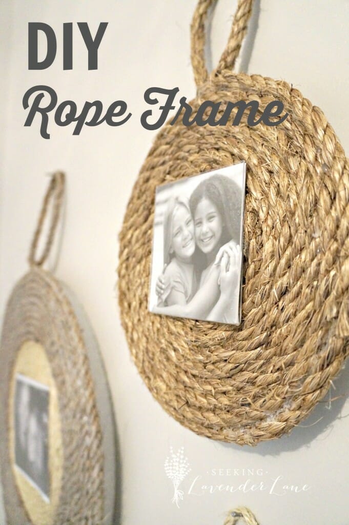 DIY Rope Frame with Label