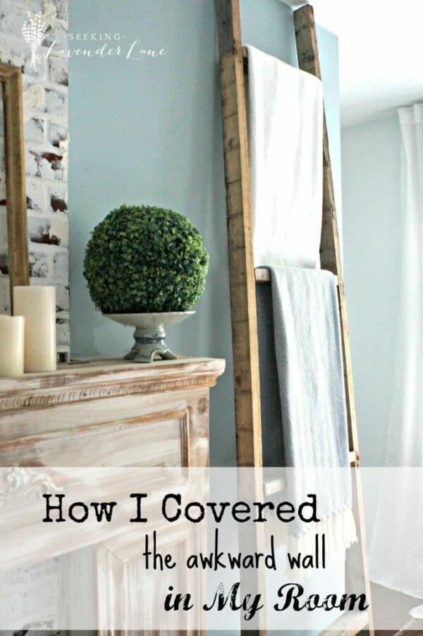 How I Covered the Awkward Wall in my Room