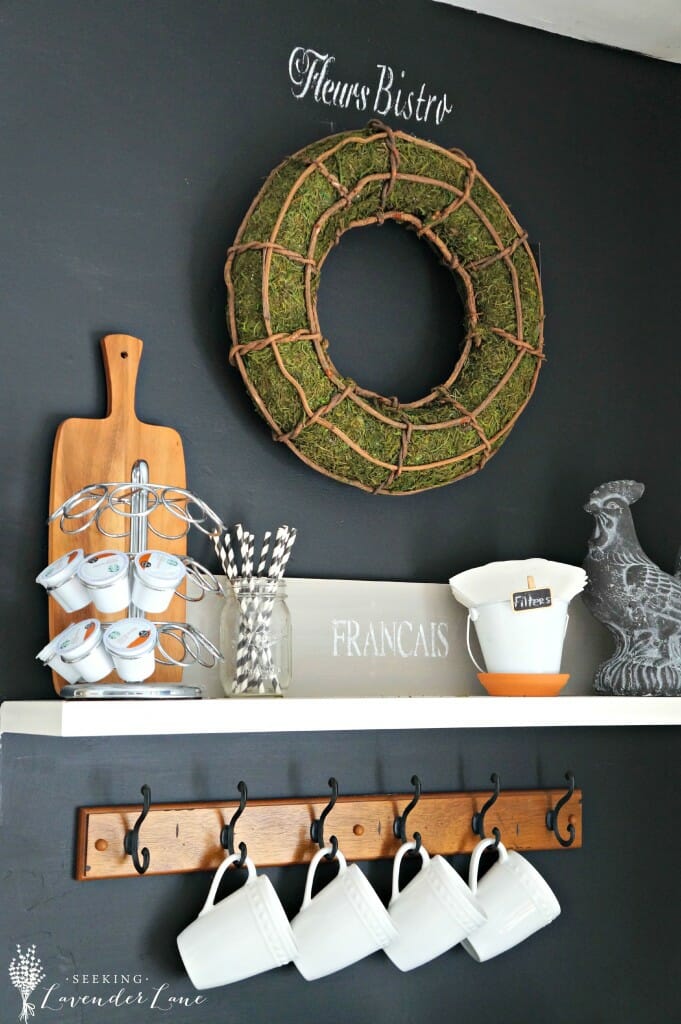 Chalkboard Wall Coffee Nook