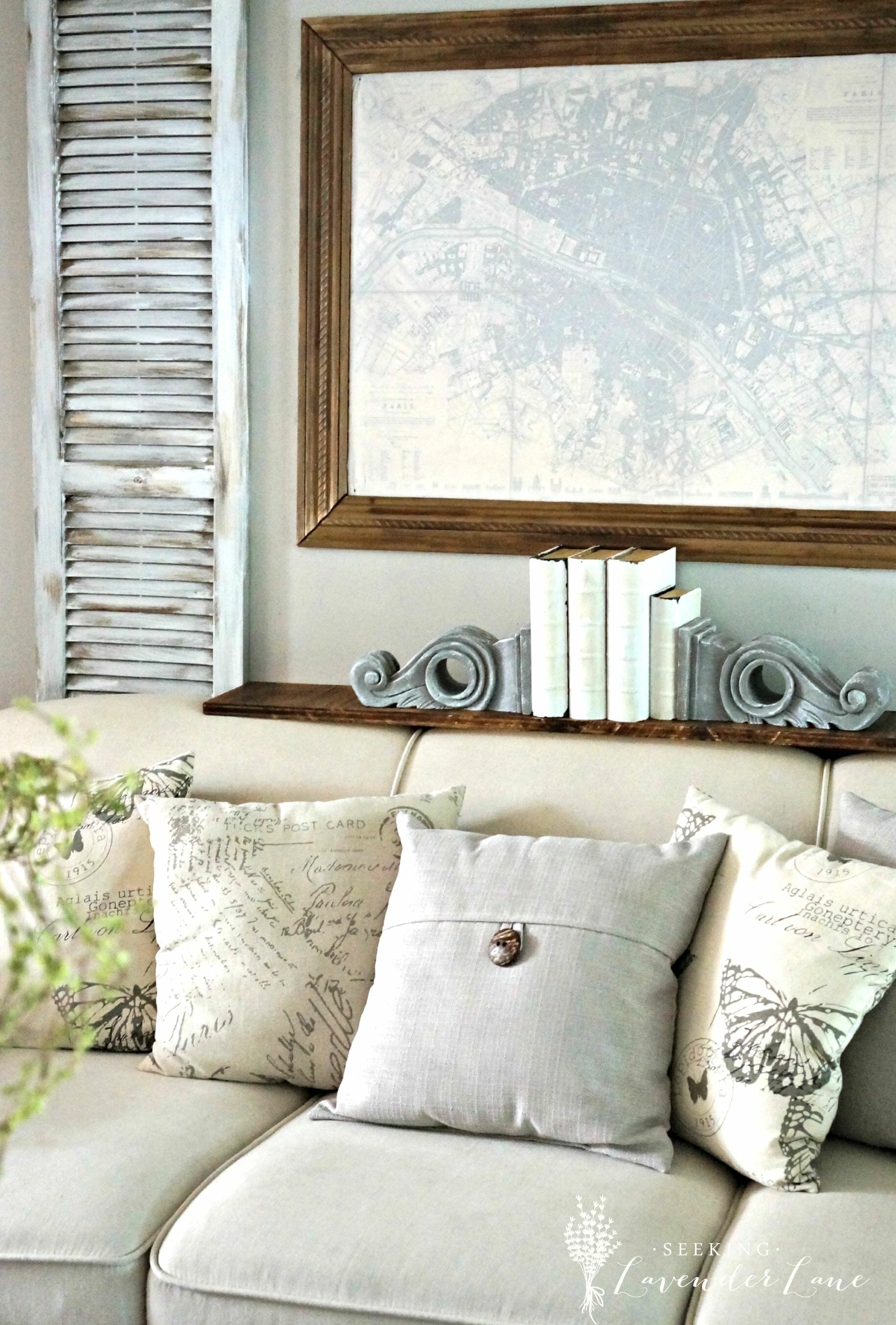 Faux Shutter And Rustic French Touches