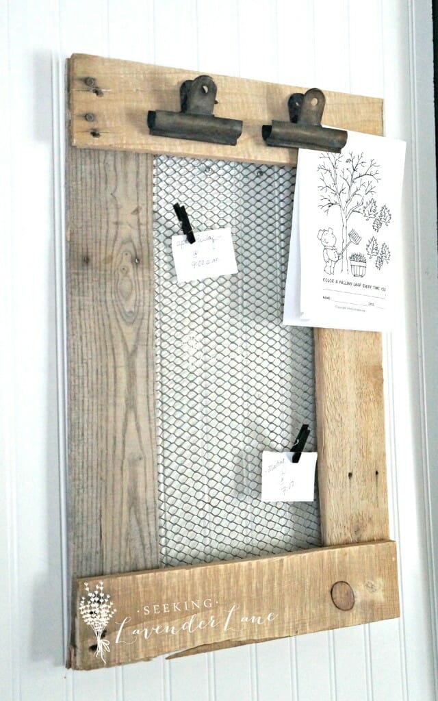 DIY Farmhouse Message Board