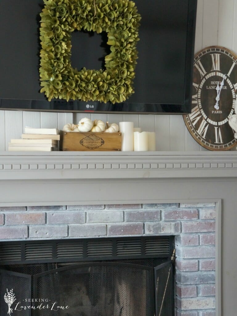 Fall Mantel Decor