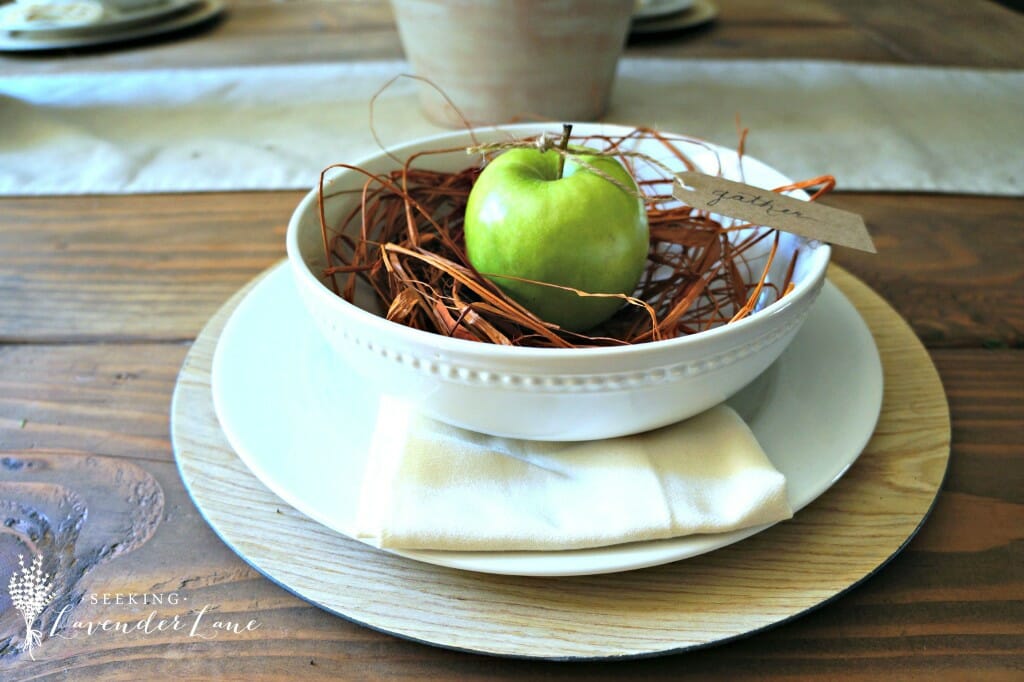 Fall Table Setting