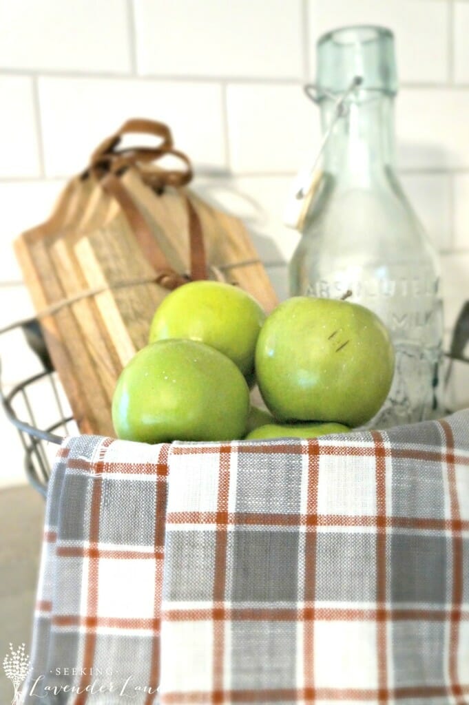 Fall vignette apples