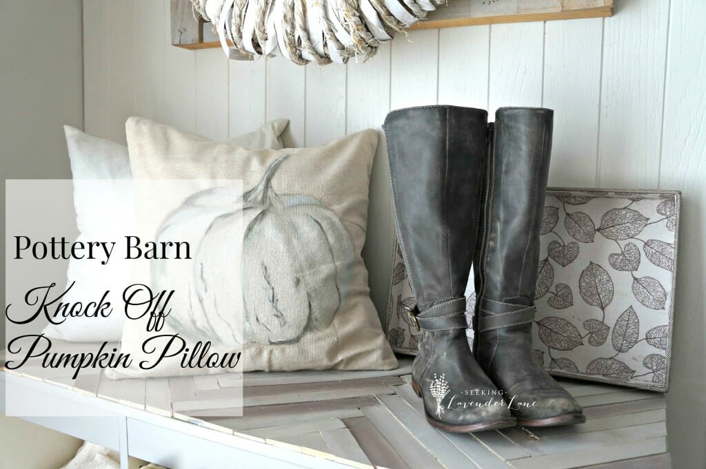 Pottery Barn Knock Off pillow