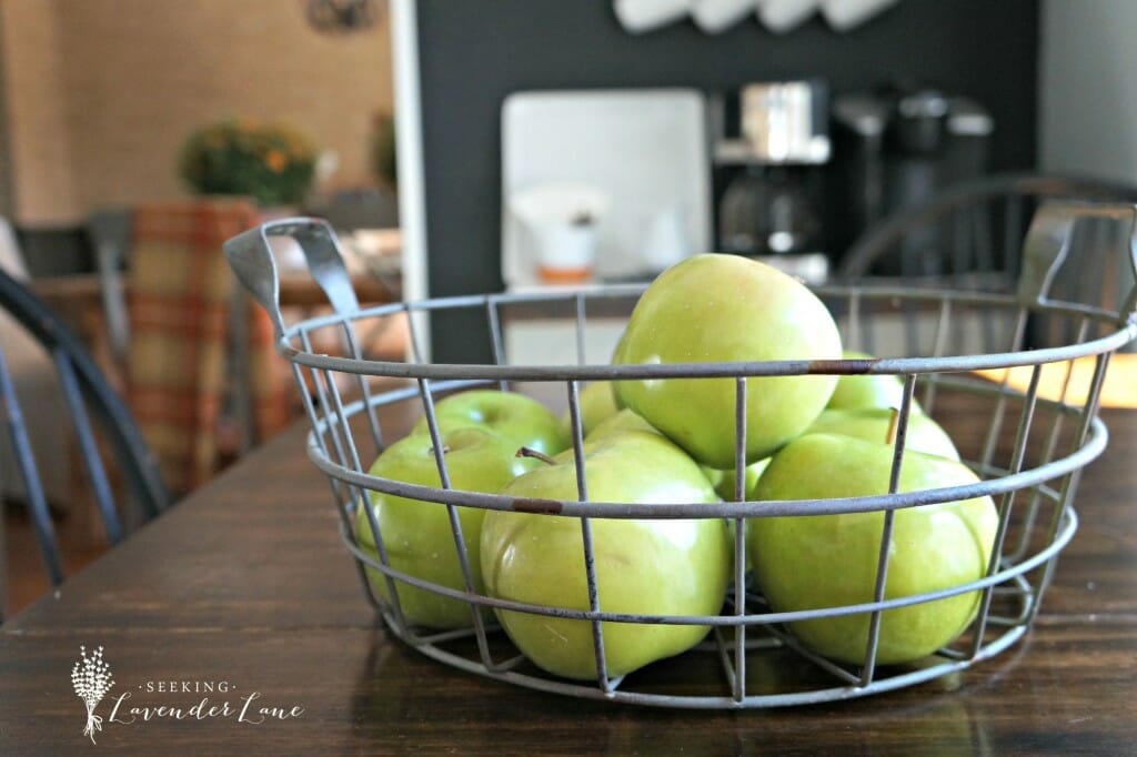 green apples fall decor