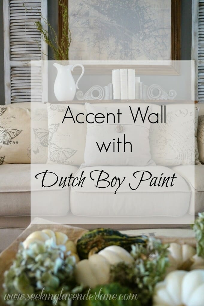 Accent Wall with Dutch Boy Paint