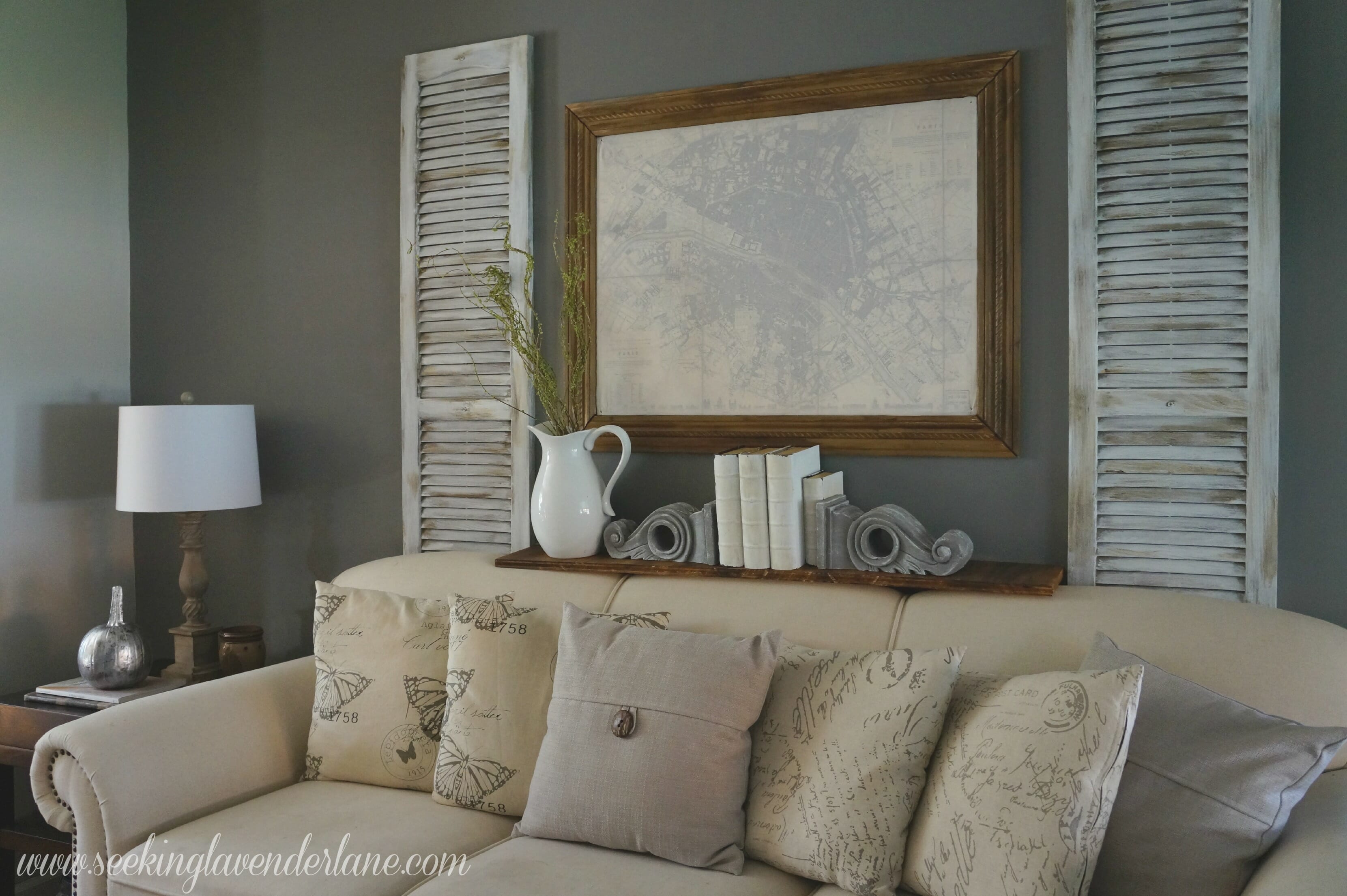 Dark Grey Walls Living Room