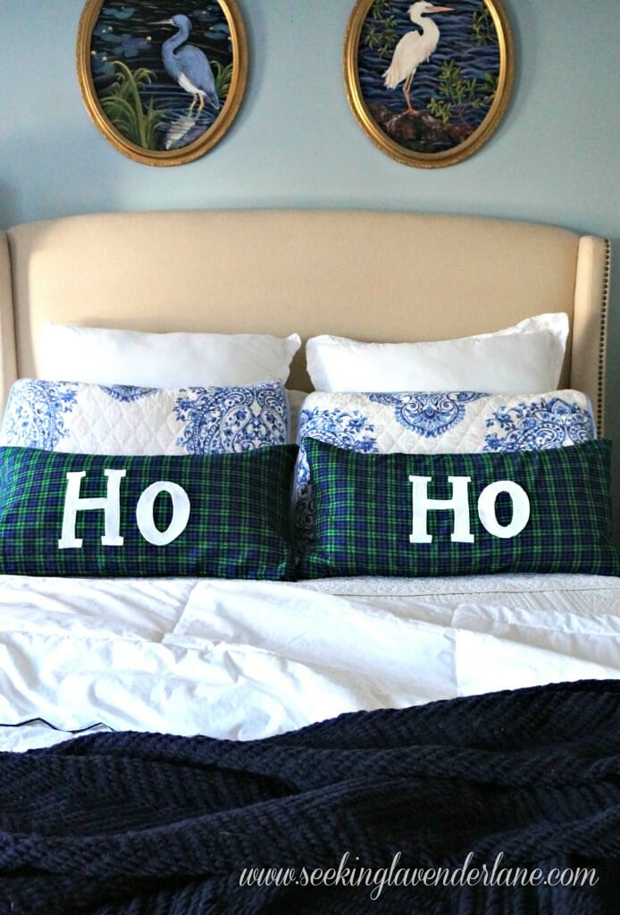 Christmas Plaid Pillowcases for $15
