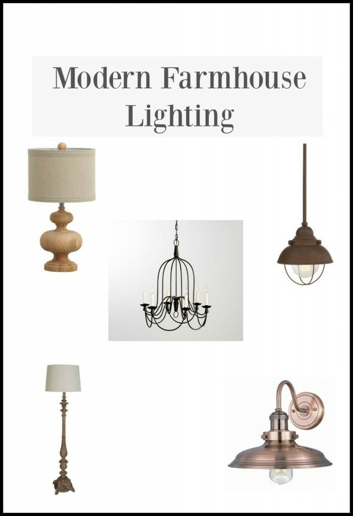 Modern farmhouse lighting