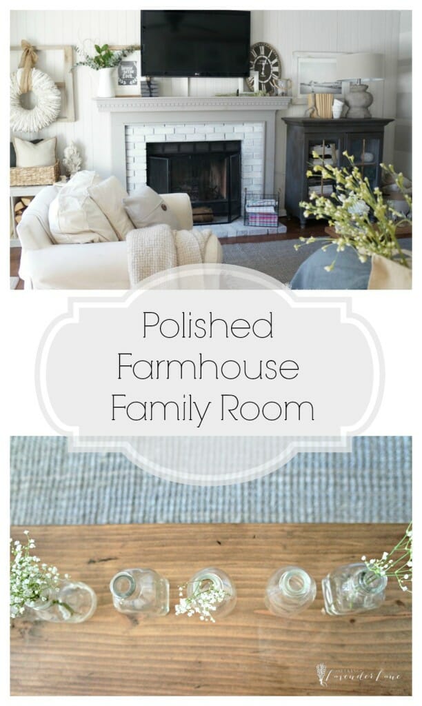 Polished Farmhouse Family Room
