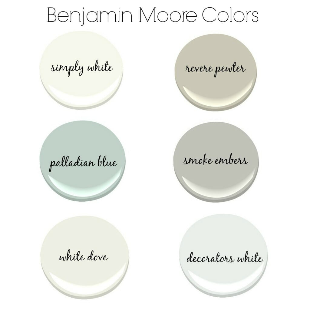 benjamin moore farmhouse colors