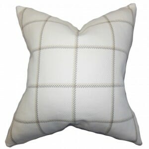 neutral plaid pillow amazon