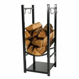 sunnydaze fireside log rack