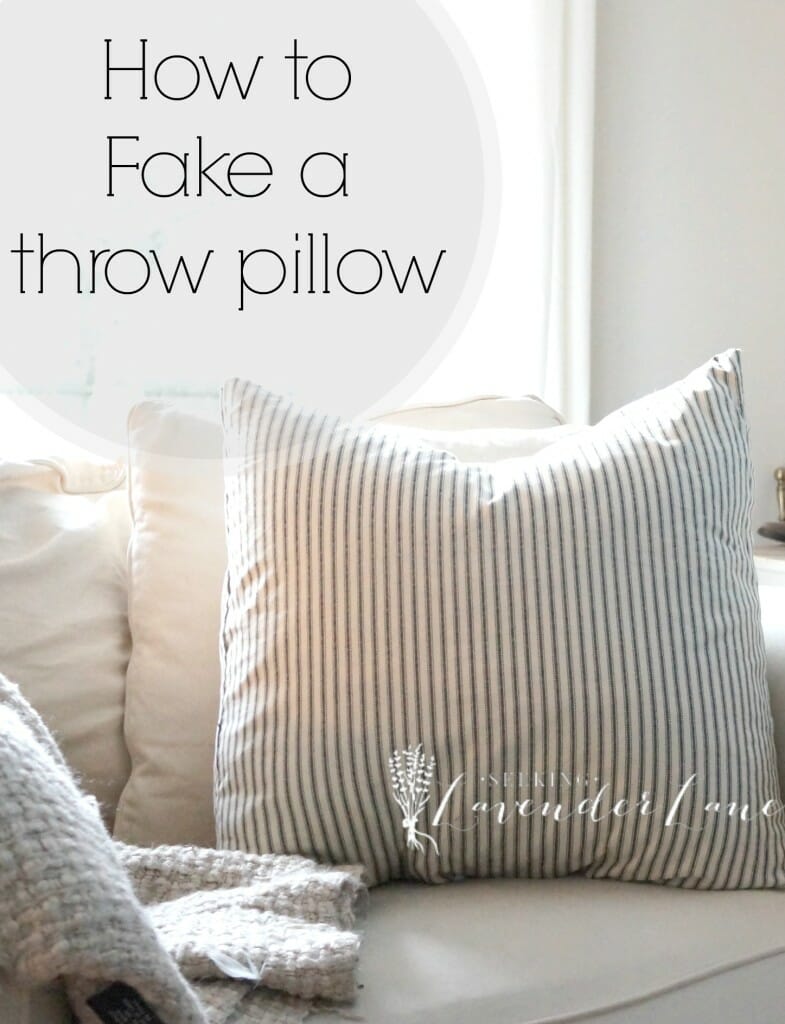 How to Fake a Throw Pillow