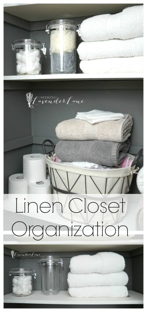 Linen Closet Organization