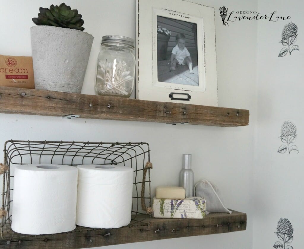 Pallet Wood Floating Shelves 7