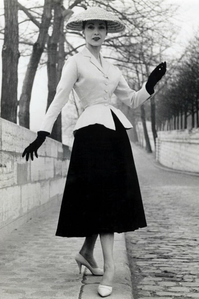 Christian-Dior-New-Look-1947 - Seeking Lavender Lane