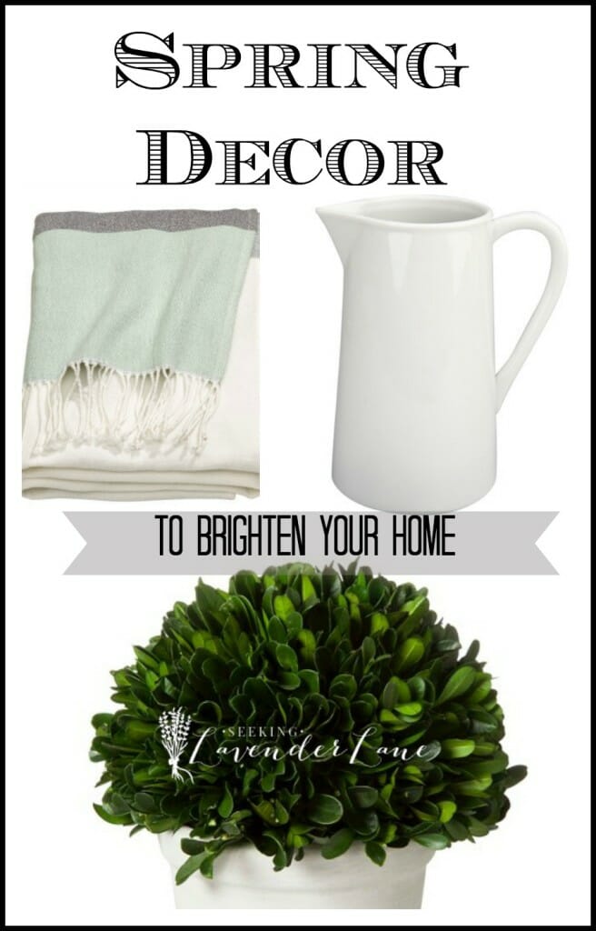 Spring Decor to brighten your home