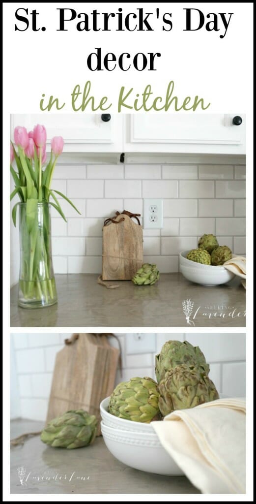 St. Patrick's Day decor in the Kitchen