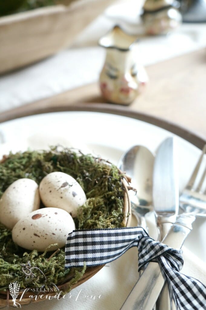 Whimsy Easter Table Setting
