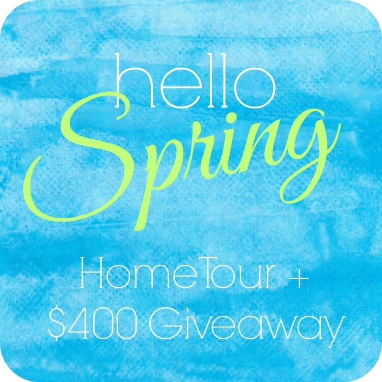 hello spring home tour and giveaway