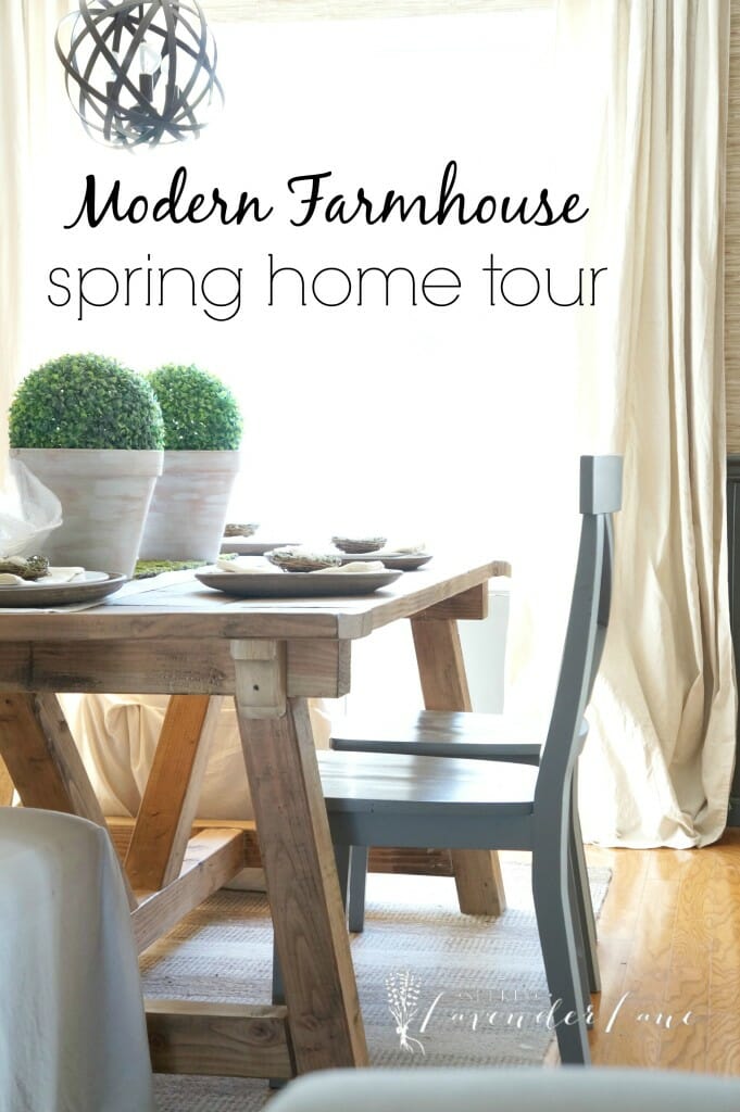 modern farmhouse spring home tour