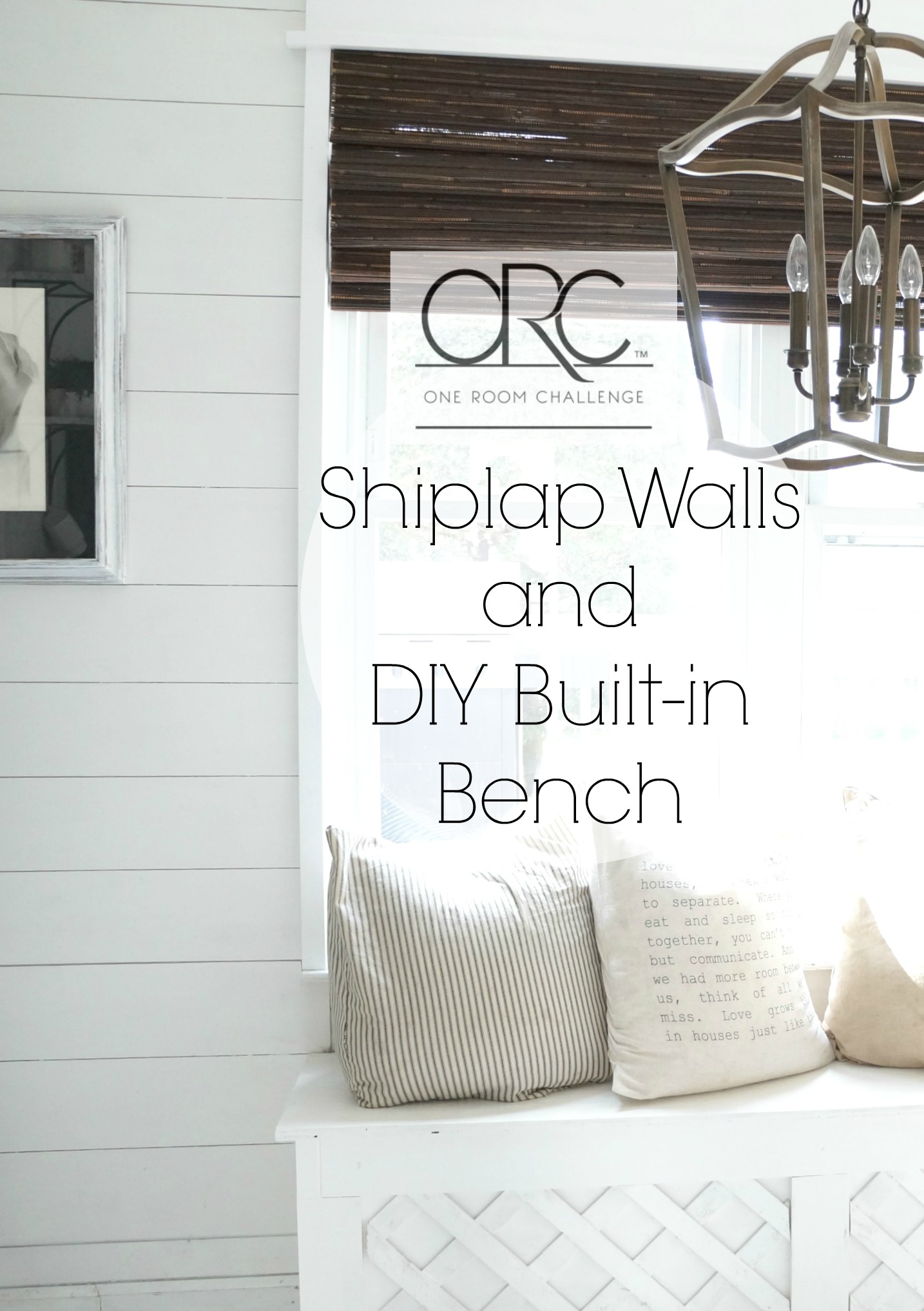 Adding Shiplap and a Built in Bench to Kitchen Nook ...