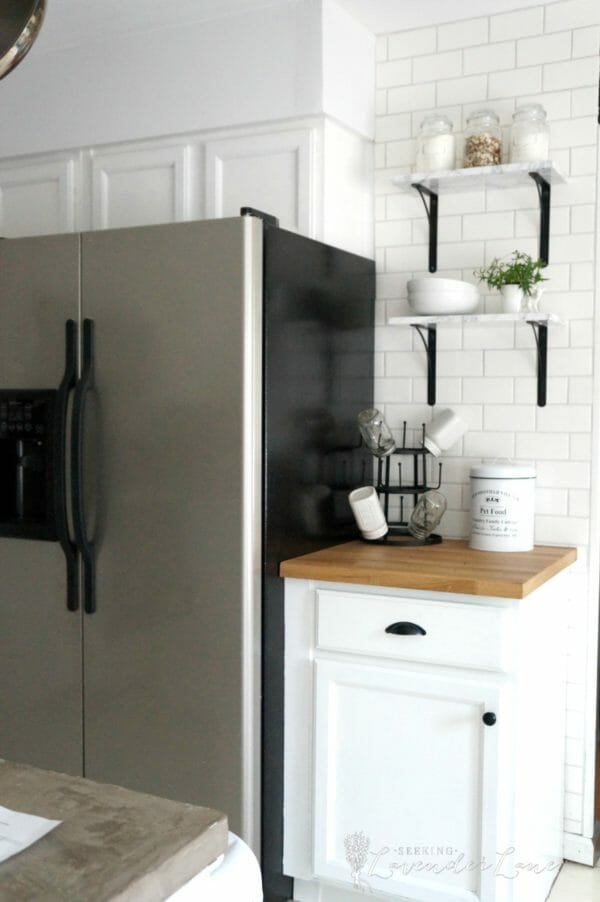 Week 3 ORC Marble Floating Shelves Seeking Lavender Lane