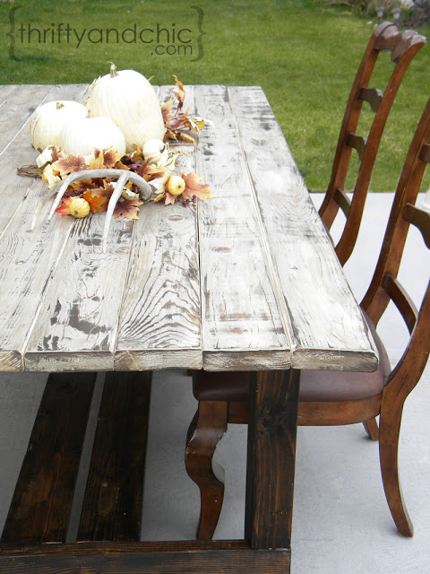 10 diy outdoor farmhouse tables - seeking lavender lane