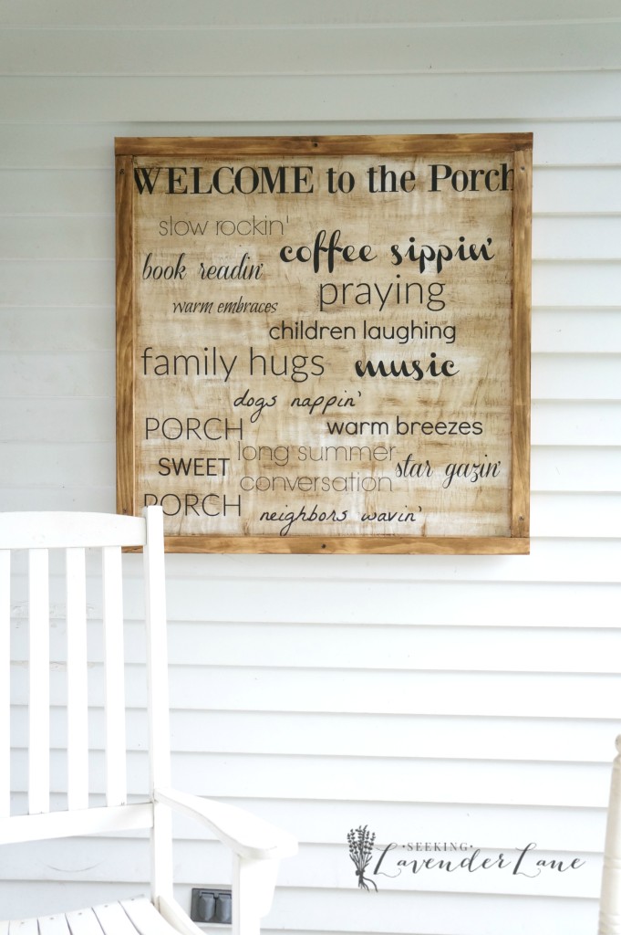 Cheap home decor, Wooden sign