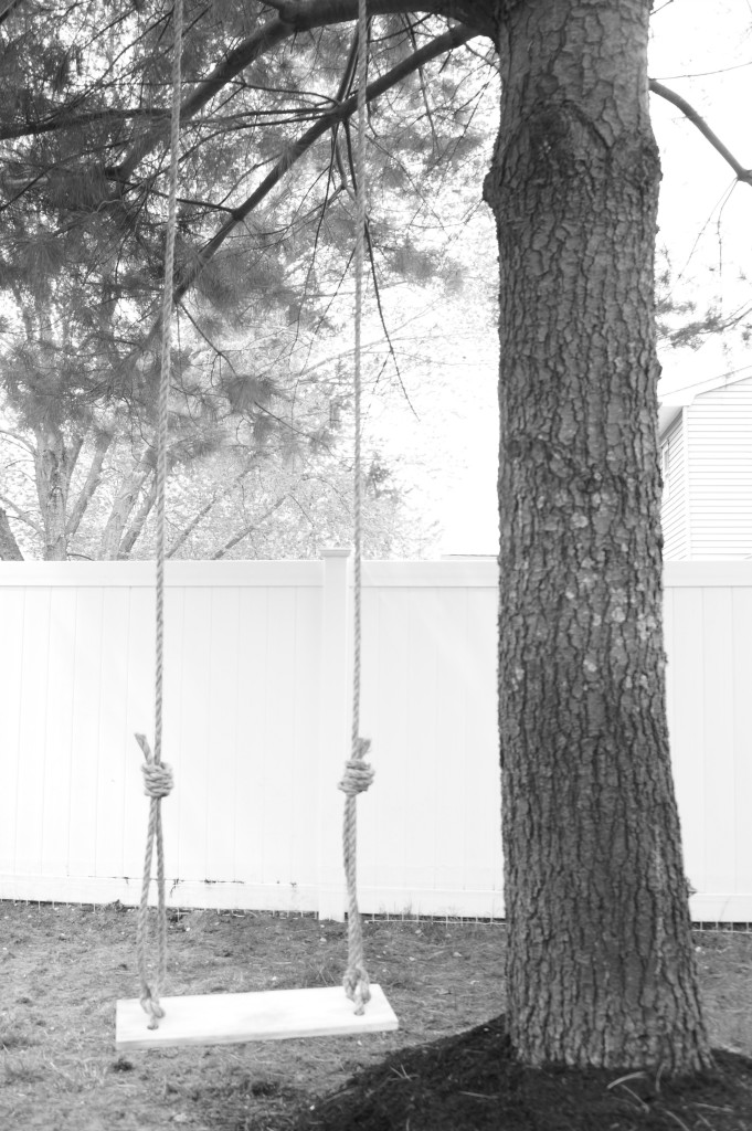 black and white swing