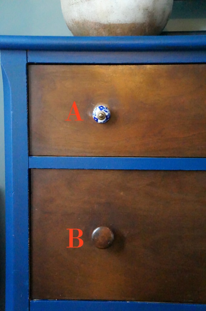 knobs a or b