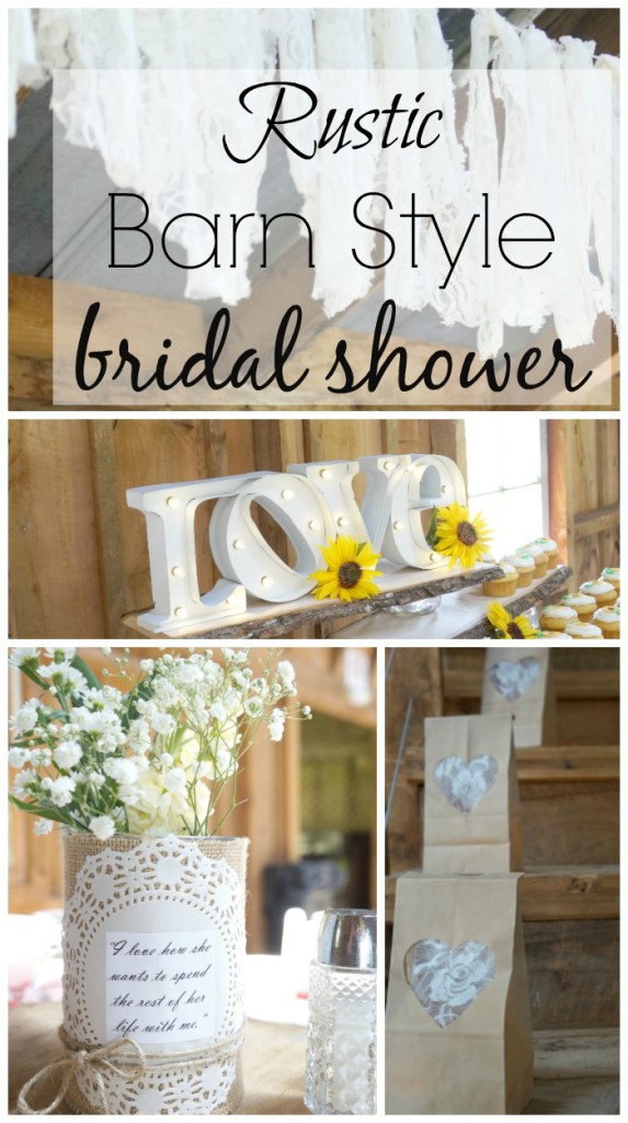 Rustic Barn Style bridal shower