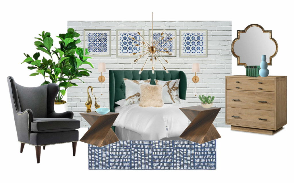 OB-boho mod bedroom