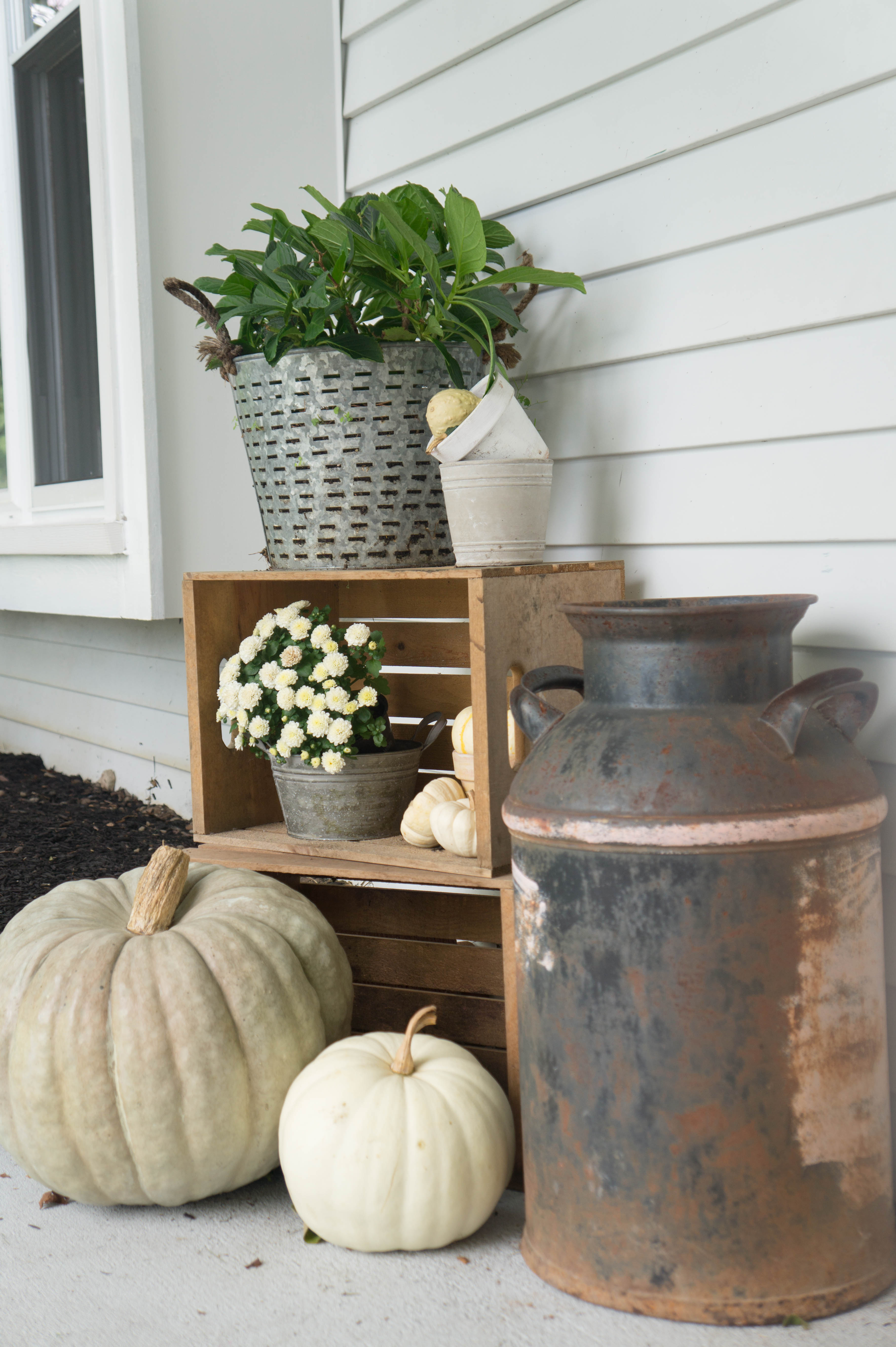 Porch Ideas Fall Farmhouse Decor Seeking Lavender Lane