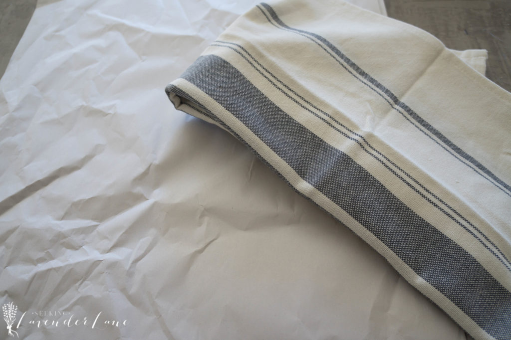 Dish Towel Christmas Stockings - Seeking Lavender Lane