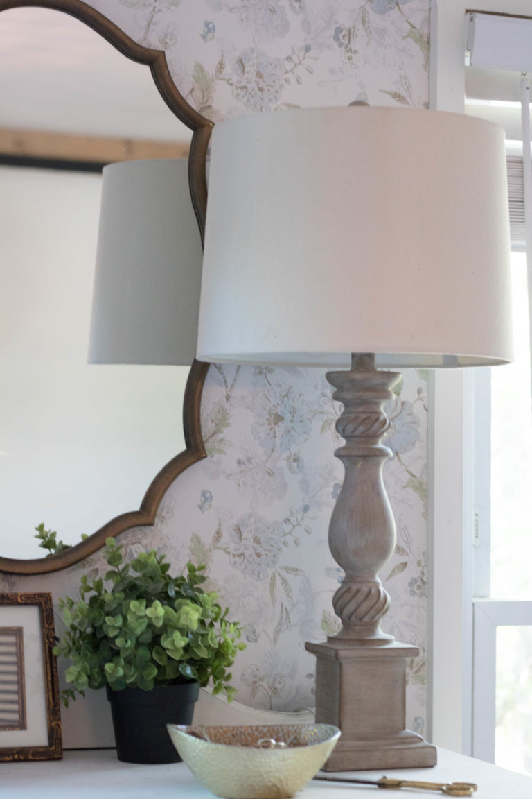 How to Tea Stain a Lampshade - Seeking Lavender Lane