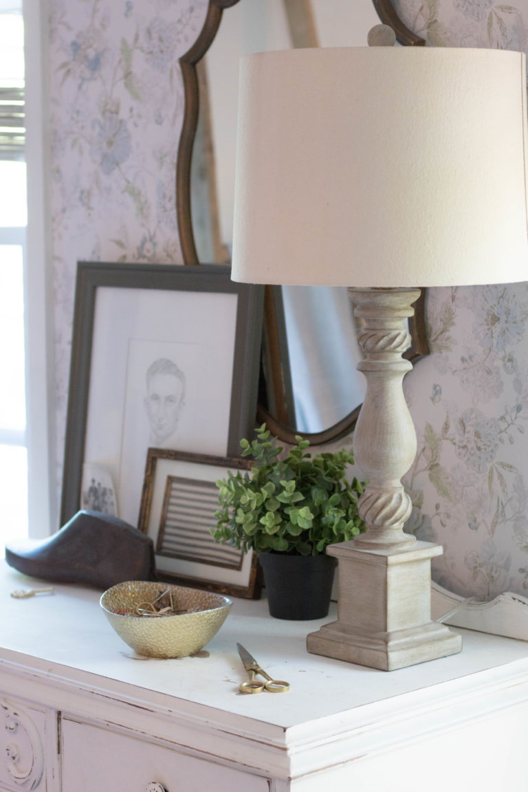 How to Tea Stain a Lampshade Seeking Lavender Lane